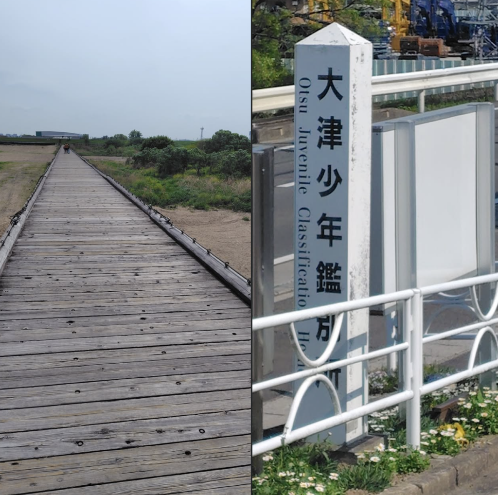 今日は京都八幡に若者とお出かけ。流れ橋へ。