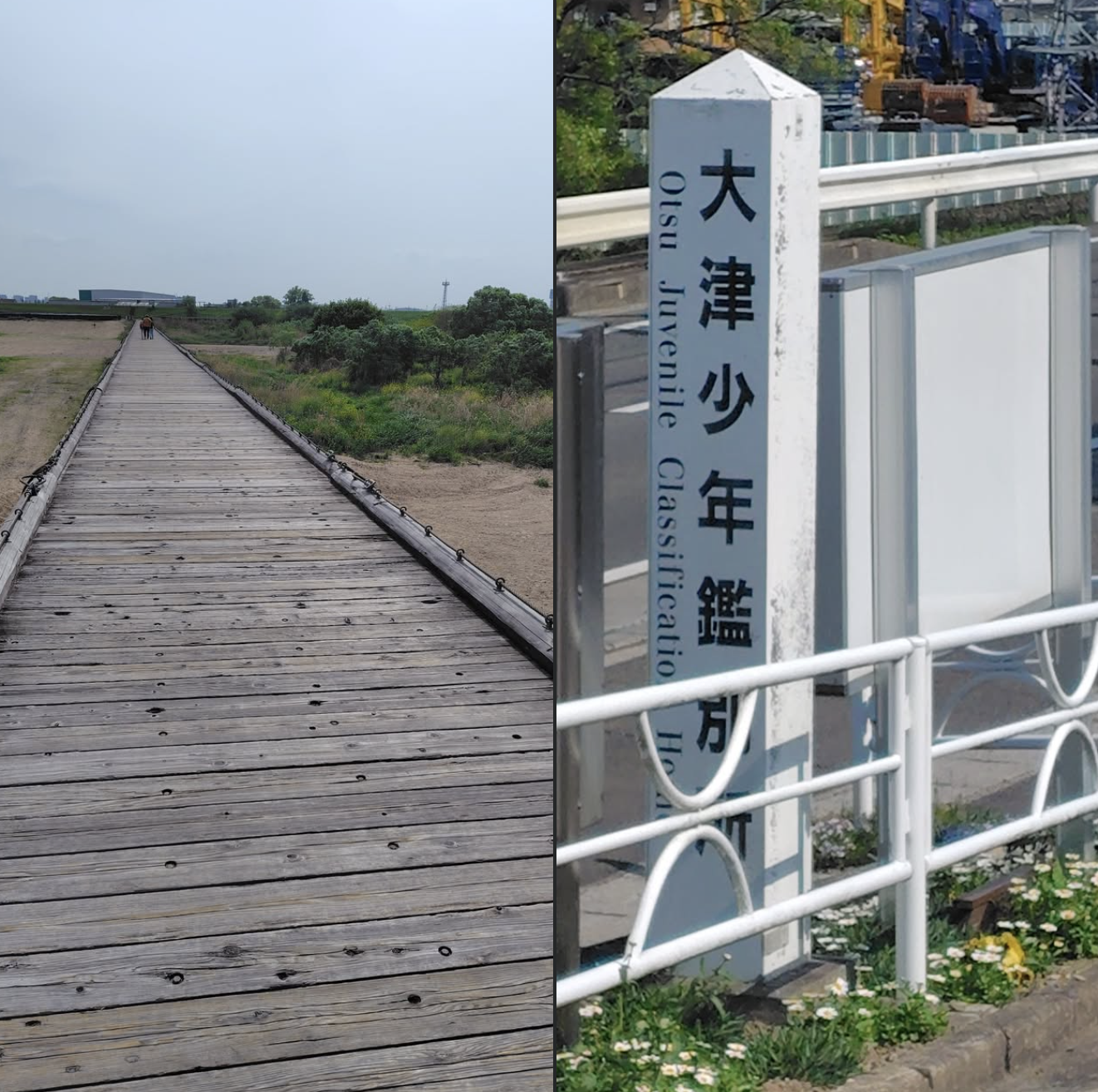 今日は京都八幡に若者とお出かけ。流れ橋へ。